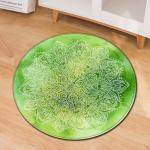 Modern Minimalist Printed Chair Floor Mat Round Office Computer Floor Mat