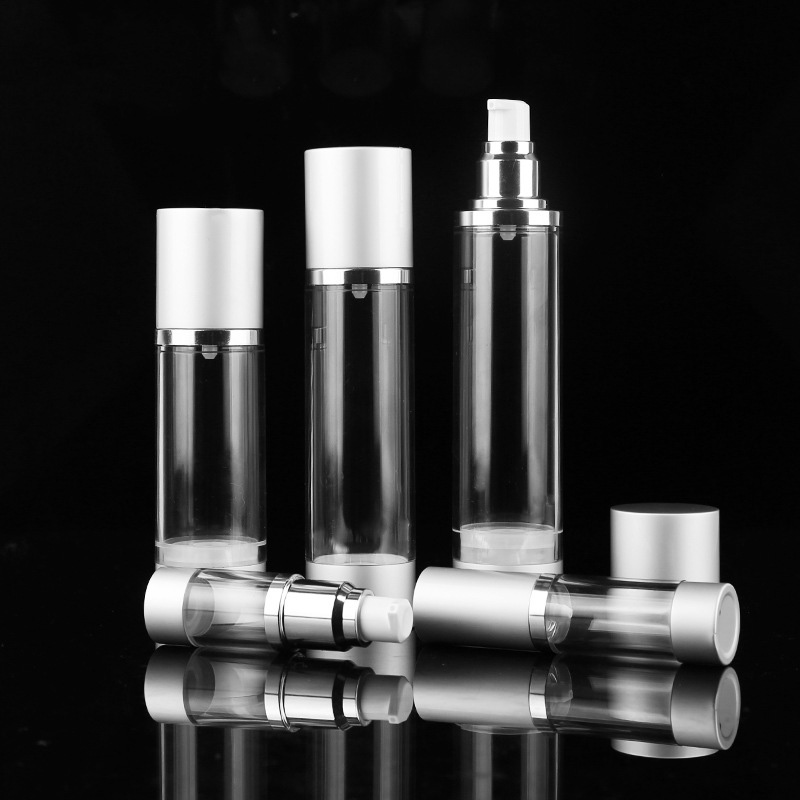 Customized Colors Skincare Airless Lotion Pump Bottle 1oz 2oz 3oz 4oz 5oz 8oz Matte White Airless Frosted for Serum Cream