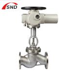 Electric Cast Iron Globe Valve Flanged Type For Industry OEM ODM OBM