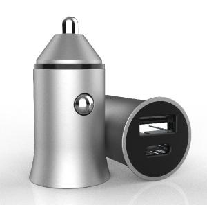 Wholesale Dual Port FCC ROHS 5V2.4A 18W USB C Car Chargers from china suppliers