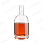 Empty Spirit Custom Size Accepted 100ml 200ml 375ml 500ml Clear Gin Glass Bottle