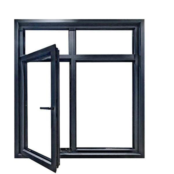SKATE Series Alloy Aluminum Windproof Casement Windows For Home And Commercial