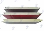 Alu / Steel Pu Foam Sandwich Panel Finger Proof 0.326mm 0.6mm Thickness