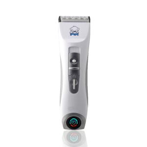 Wholesale Silver Color Professional Pet Clippers , Pet Fur Trimmer With Digital LCD Display from china suppliers