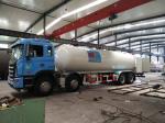 JAC 34.5cbm 8*4 17t- 18 Tons LPG Tanker Truck With Gas Refilling Machine