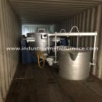 350kg 18KW Aluminum Holding Furnace Automatic Electric Vertical Ladle Preheater