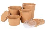 Eco-friendly 100% biodegradable paper soup bowl Take Away Food Paper Salad Bowl