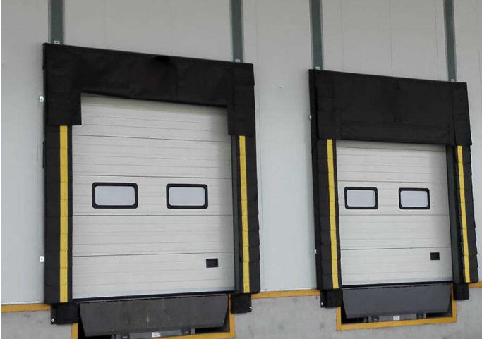 PVC Fabric Loading Dock Shelters Door Seals Track Sponge 3400mm Width