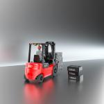 2.5T 3T 3.2T Electric Forklift Price Li-Ion Counterbalance Warehouse Forklift