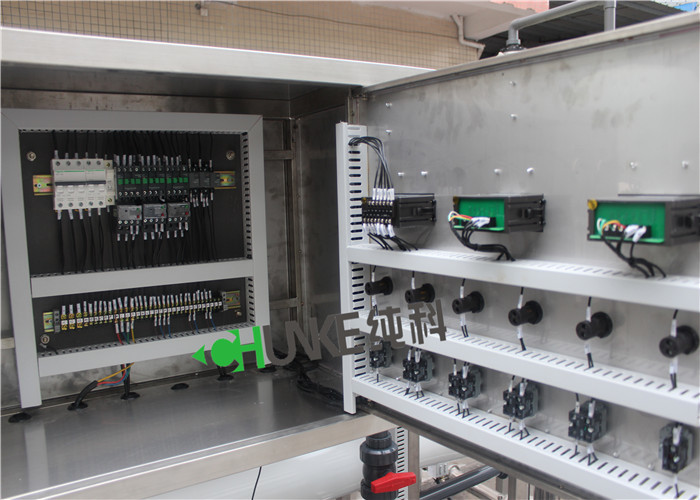 6TPH Automatic Water Purification System / Ro Water Treatment Plant With CIP System Seko Dosing Pump