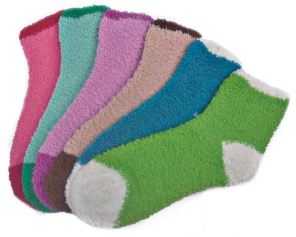 Quality Double Color Pattern SPA Socks polyester plush therapy 22x13cm Size for sale