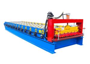 Wholesale Hydraulic cutter steel roofing sheet metal roll forming machine high efficiency from china suppliers