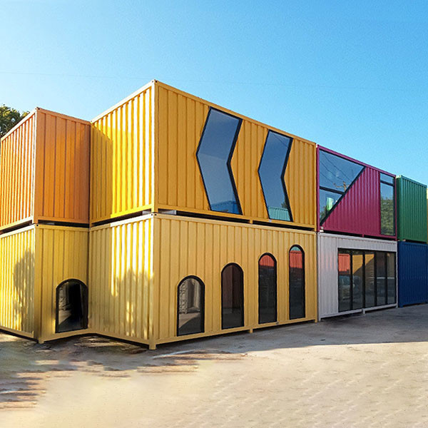 20ft 40ft Creative Container Home Prefab Steel Expandable With Customized Color