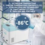 Single-Temperature 25L -86°C Ultra Low Temperature Vaccine Freezer for Hospital