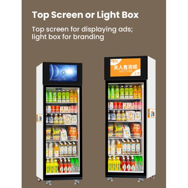 Smart Fridge Vending Machine with Digital Vending Capabilities and Advanced Cooling Technology