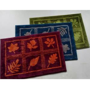 Washable Door Mats Customized Logo Printing 100 Polyester Material