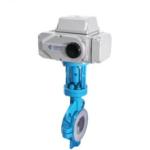 DN40 - DN1000 IP67 Electric Butterfly Valve With Normal Temperature