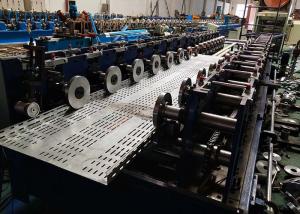 Wholesale Galvanized Sheet Automatic Cable Tray Roll Forming Machine 100 - 600 mm Width from china suppliers