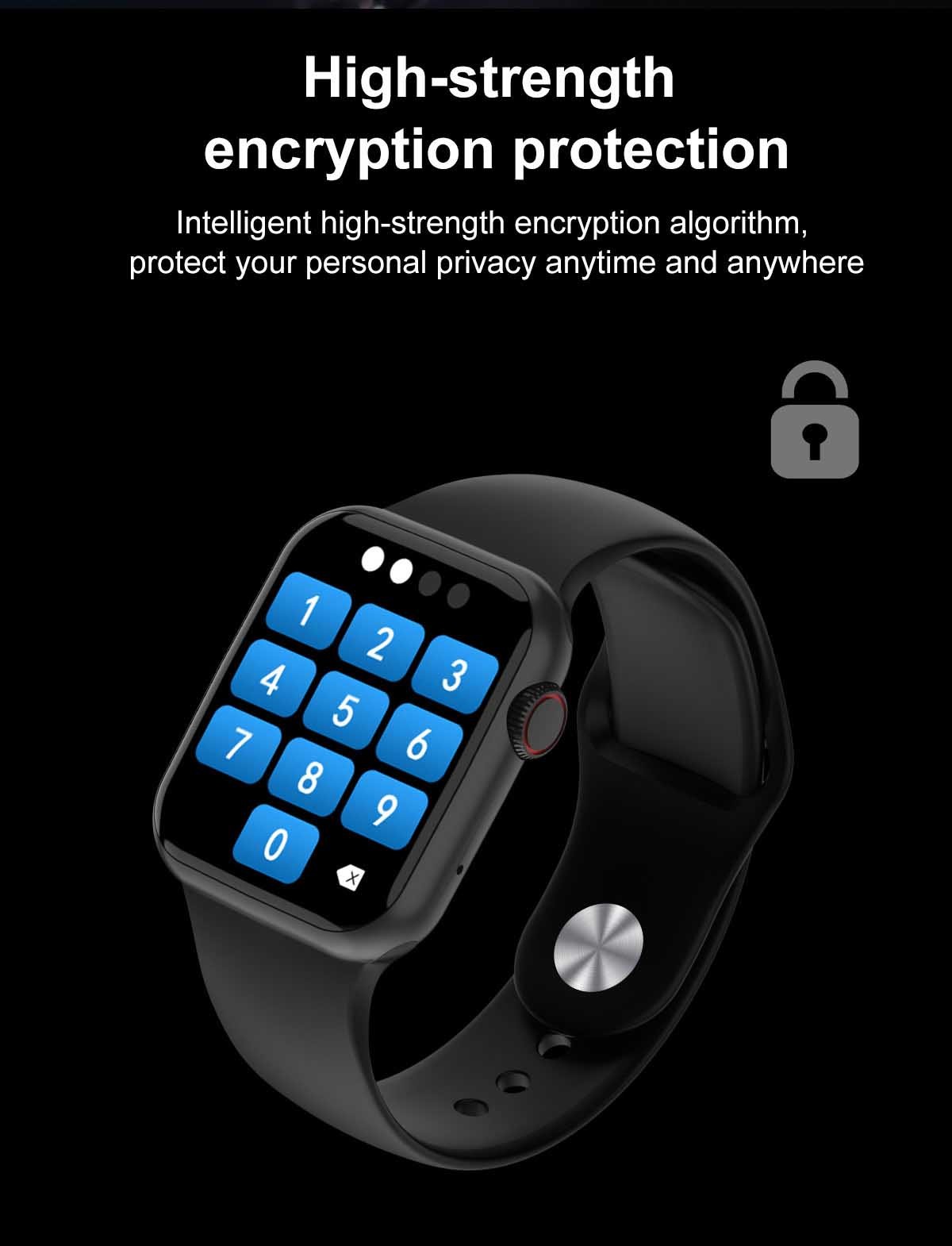 Rohs DT300 Pro Smart Fitness Tracker Bracelet Encryption Protection 320 X 385 Resolution