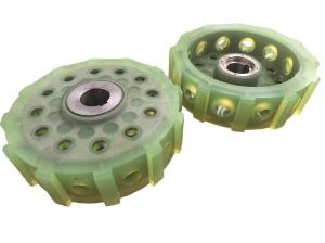 Wholesale Heavy Load Polyurethane PU Coated Wheels 95 A Shore Hardness For Equipment from china suppliers
