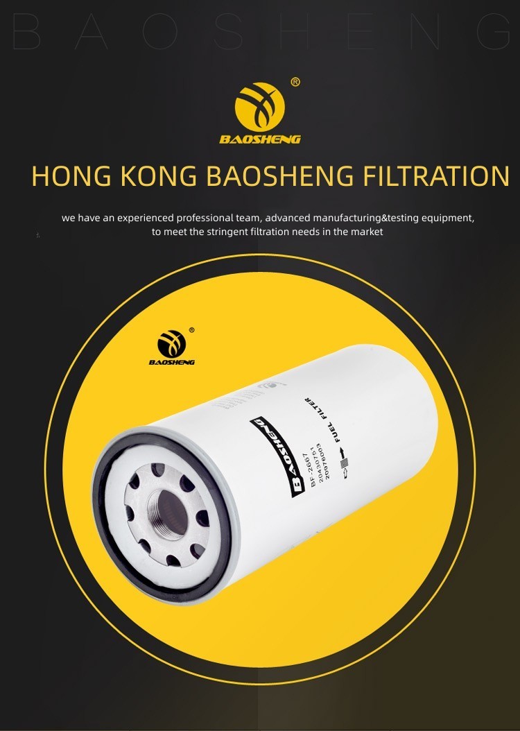 20430751 P550529 Excavator Fuel Filter For Models