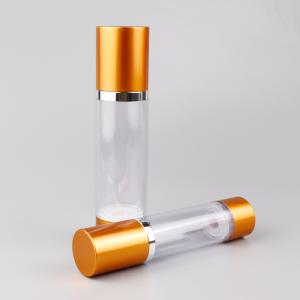 Wholesale Hot Foil Stamping Recyclable Airless Pump Bottles Matte Plastic Container For Cosmetics from china suppliers