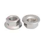 Din 6923 Grade 8 Stainless Steel M8 Flange All Metal Self Locking Nut