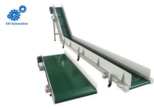 Wholesale Green PVC Belt Incline Conveyor Systems Easy Operation Running Smoothly from china suppliers