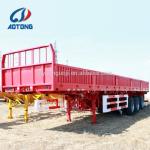 Dual Line Braking System 40ft Flatbed Trailer for Bulk Cargo Delivery Steel