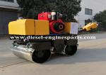 Hydraulic Drive 800KG Mini Drum Roller Black Mini Vibratory Road Roller