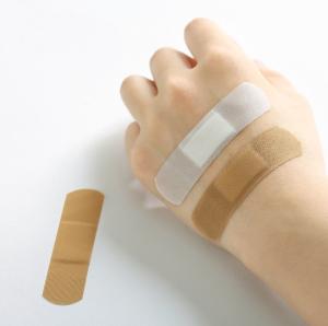 Wholesale china manufacturer price white band-aid fabric medical wound adhesive plaster custom printed band aid from china suppliers