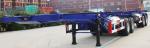 20ft Skeletal Superlink Tandem Semi Trailers Bi-train Trailer with Electric 24V