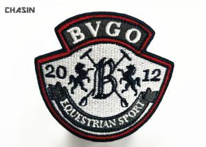 Wholesale Event Embroidered Badges Patch Overlock For Uniform / Shoes / Caps from china suppliers