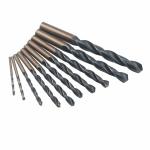 DIN338 High Speed Steel HSS Drill Bits Fully Ground Black / Gold Surface For