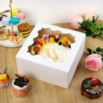 Greaseproof Paper Window Box for Bread Packaging Food Grade Mailer Box and Liner