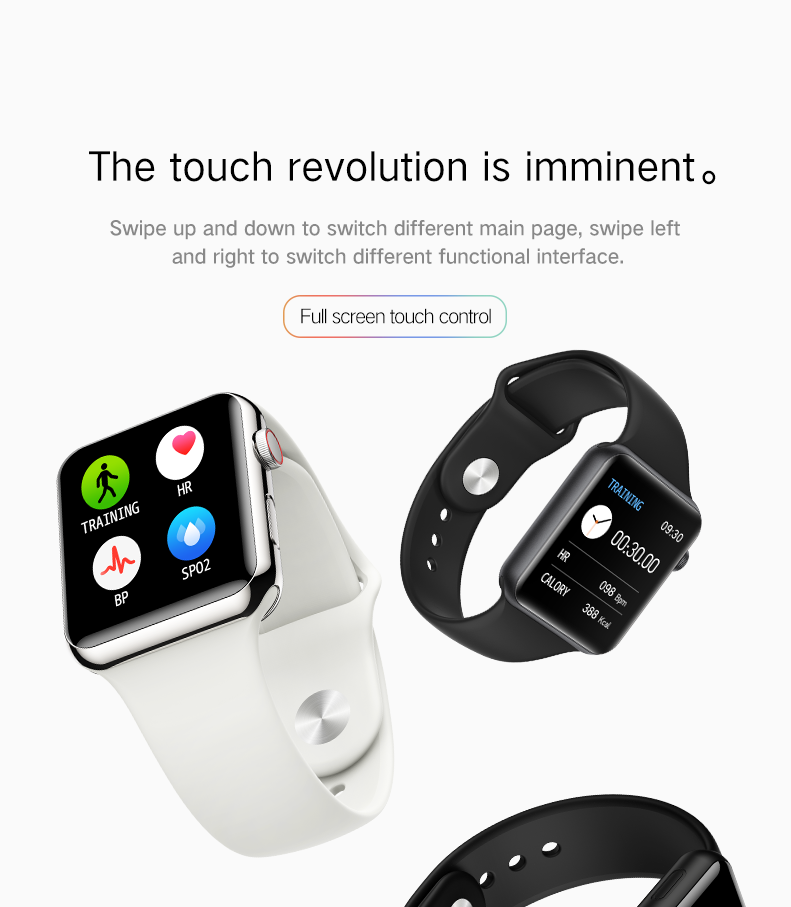 P12 A1 Slider Blood Pressure Smart Sports Watch Silicone Amazfit Gts 2 Mini