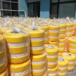Highway Guardrail Roller Barrier with and Double Q235 Steel Barrels and ISO