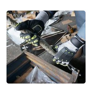 Wholesale Carrying Seamless Knit Nitrile Palm Coating Impact Safety Gloves from china suppliers