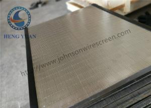 Wholesale Johnson Wedge Wire Screen Panels 486 Width 36mm Thickness Customezied from china suppliers