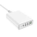multi USB C Type PD 75W Adapter Charger Universal desktop charger for phone and
