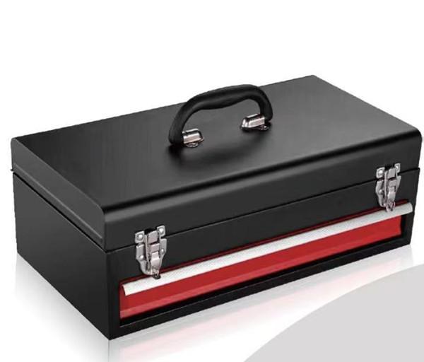 1 Drawer Heavy Duty Tool Box Trolley Stainless Steel Handle Tool Cabinet Cart