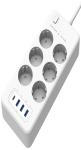 4 Ports PD 32W Smart Power Strip With AC Socket 250V16A 4000W