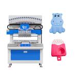 18 Color Label Dispensing Machine For PVC Silicone 2D 3D