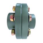 OEM Flange Pin Bush Coupling Cast Iron Flexible Rubber For Power Transmission