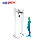 Door Frame Walk Through Metal Detector Temperature Measurment For Supermarkets