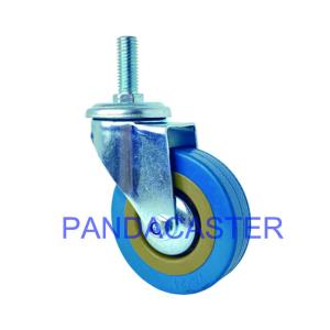 Wholesale Durable Caster Trolley Wheels 3 Inch 75mm Gray PVC Wheels Light Duty from china suppliers