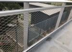 7 X 19 Ferrule Stainless Steel Rope Mesh Netting For Balustrade