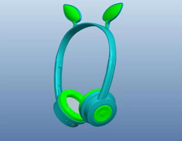 Children 8 Hours 300mAh 40mm Light Up Cat Headphones Bluetooth phone headset