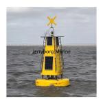 Heavy-Duty Material LLDPE Buoy With Top Mark & Solat Light for Industrial Marine