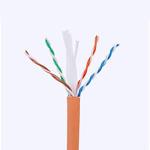 23AWG 0.58mm Cat6 Lan Cable Solid Copper 500Mzh PVC LSZH Jacket